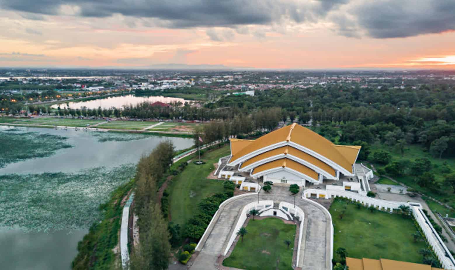Khon-Kaen University aerial view